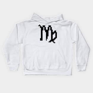 Virgo pixel Kids Hoodie